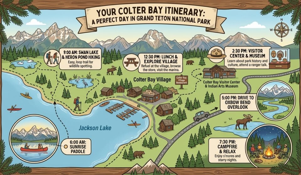 7 day itinerary Colter Bay Grand Teton National Park