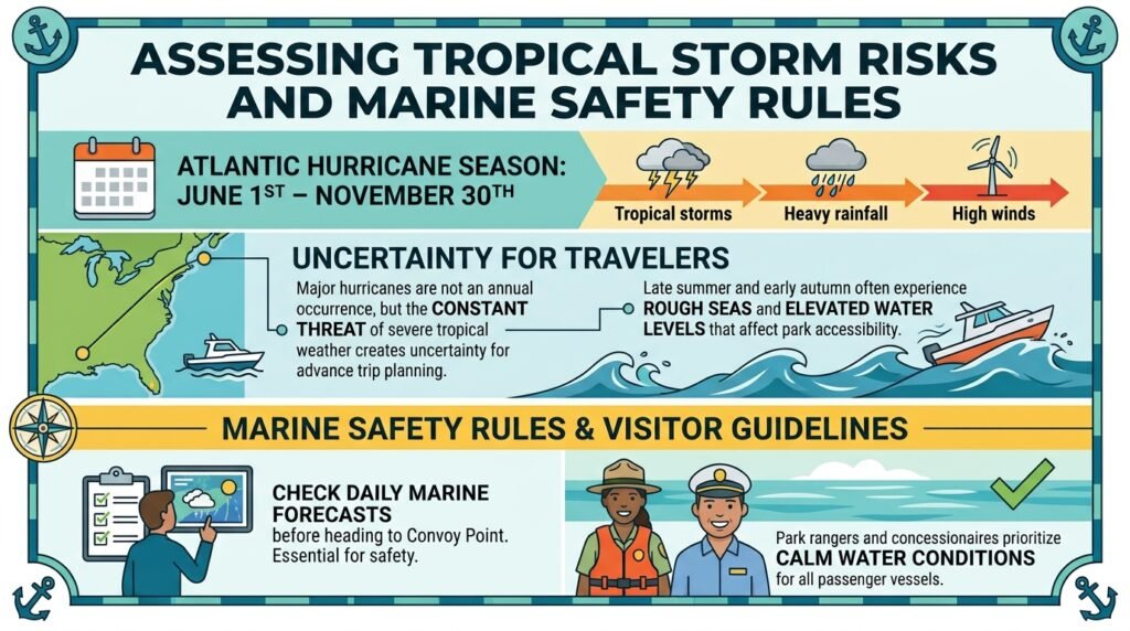 Assessing Tropical Storm Risks and Marine Safety Rules