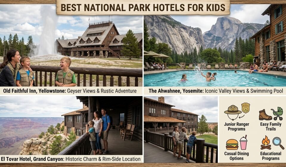 Best National Park Hotels for Kids