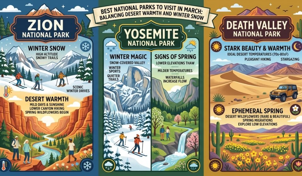 Best National Parks to Visit in March