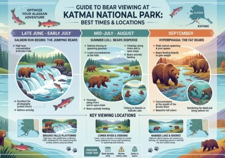 Best Time to See Bears at Katmai National Park