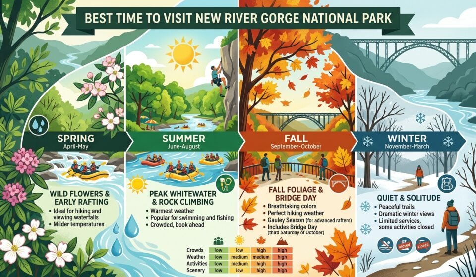 Best Time to Visit New River Gorge National Park