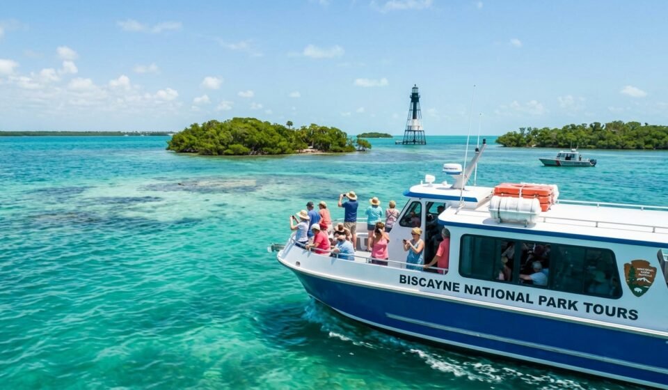 Boat to Biscayne National Park