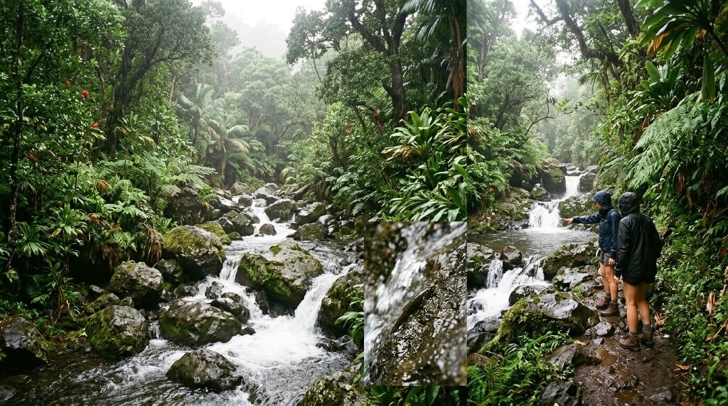 Coastal Rainforest and Stream Habitats in the Kipahulu District