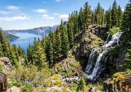 Crater Lake National Park Waterfalls