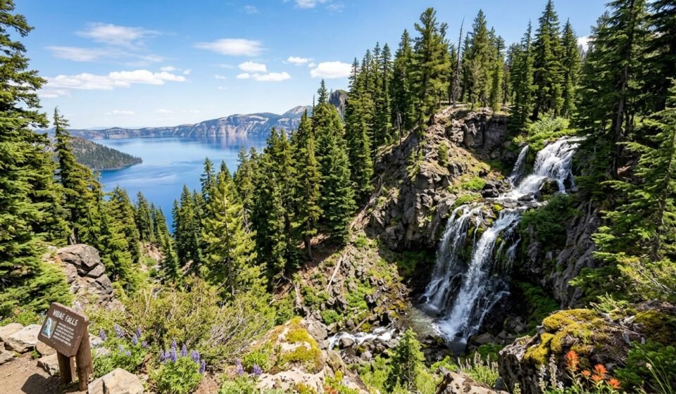 Crater Lake National Park Waterfalls