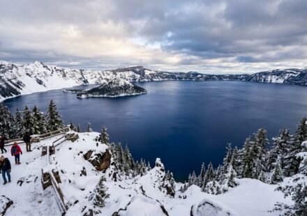 Crater Lake National Park in November