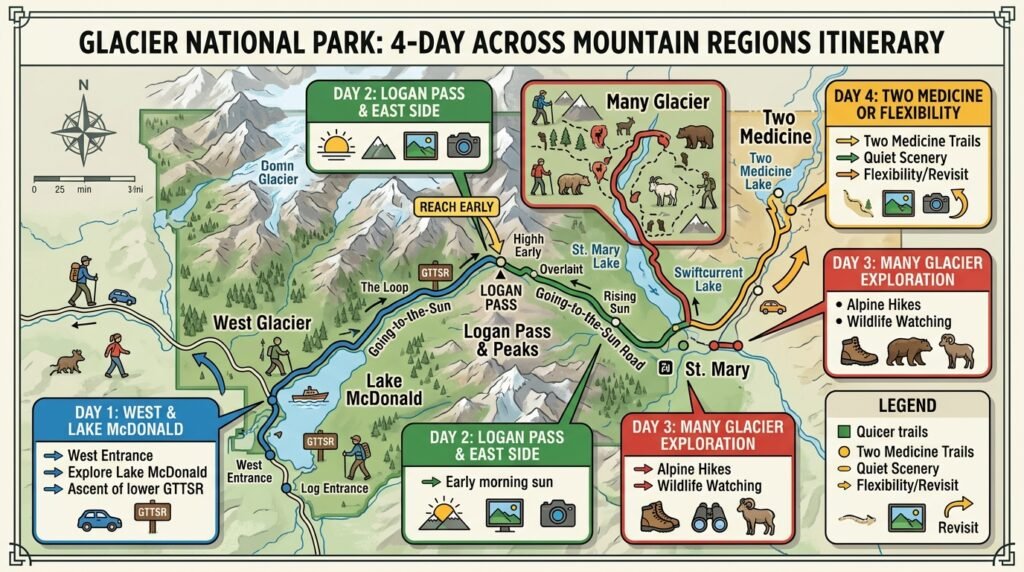 Day-by-Day Itineraries for 3 to 4 Days