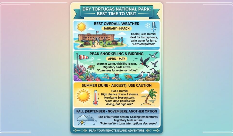 Dry Tortugas National Park Best Time to Visit