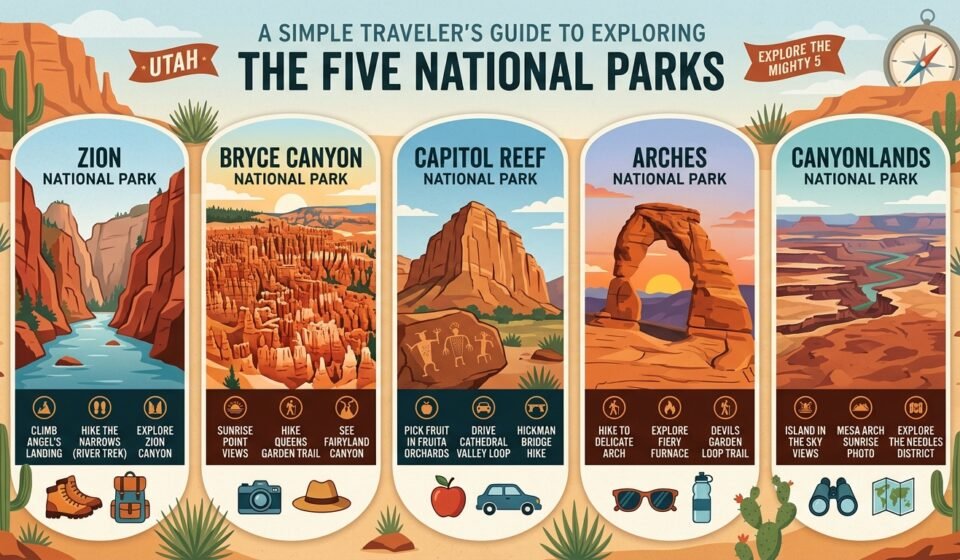 Five National Parks Utah