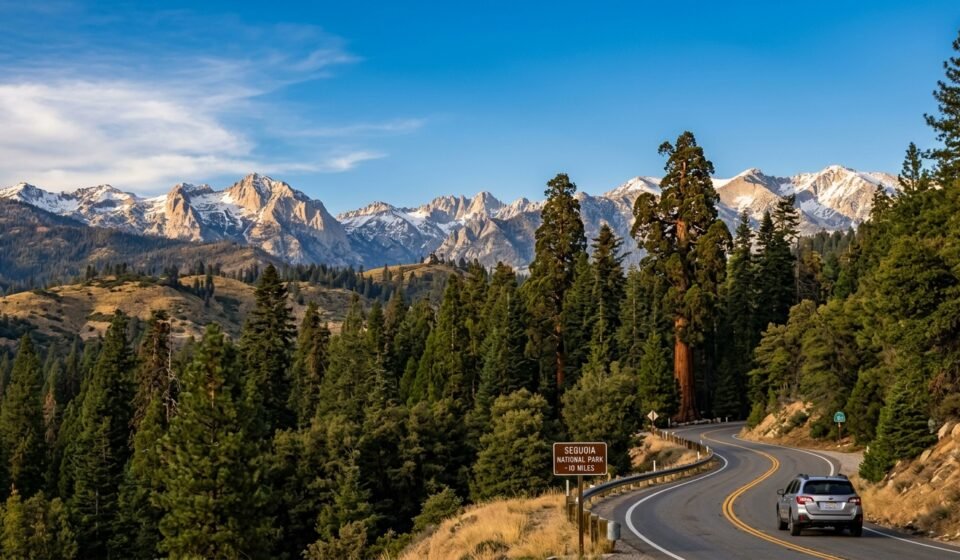 Fresno to Sequoia National Park