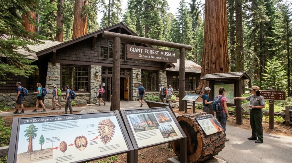 Giant Forest Museum Explains the History, Ecology, and Fire Management of the Giant Sequoia Groves
