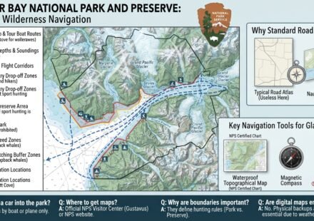 Glacier Bay National Park and Preserve Map