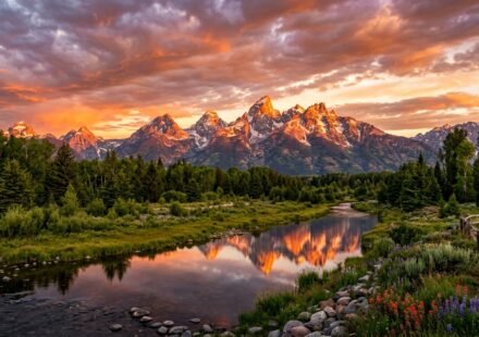 Grand Teton National Park Sunset
