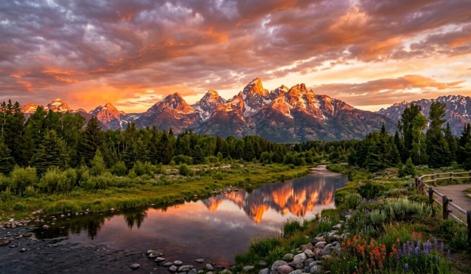 Grand Teton National Park Sunset