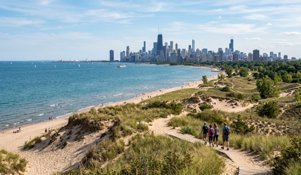 Indiana Dunes National Park to Chicago