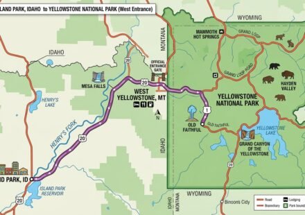 Island Park Idaho to Yellowstone National Park