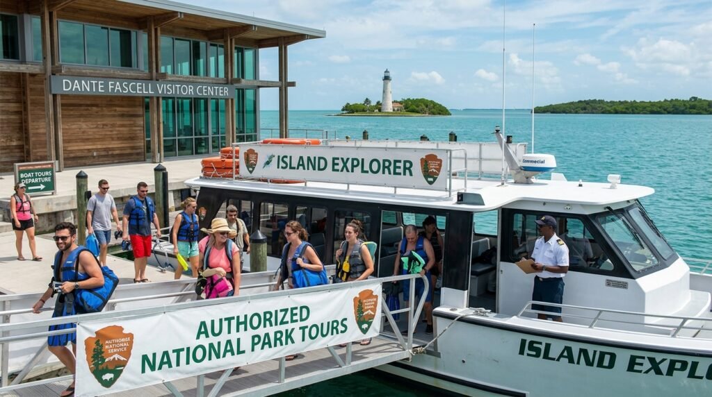 Joining Authorized Tours and Commercial Boats