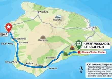 Kona to Volcano National Park