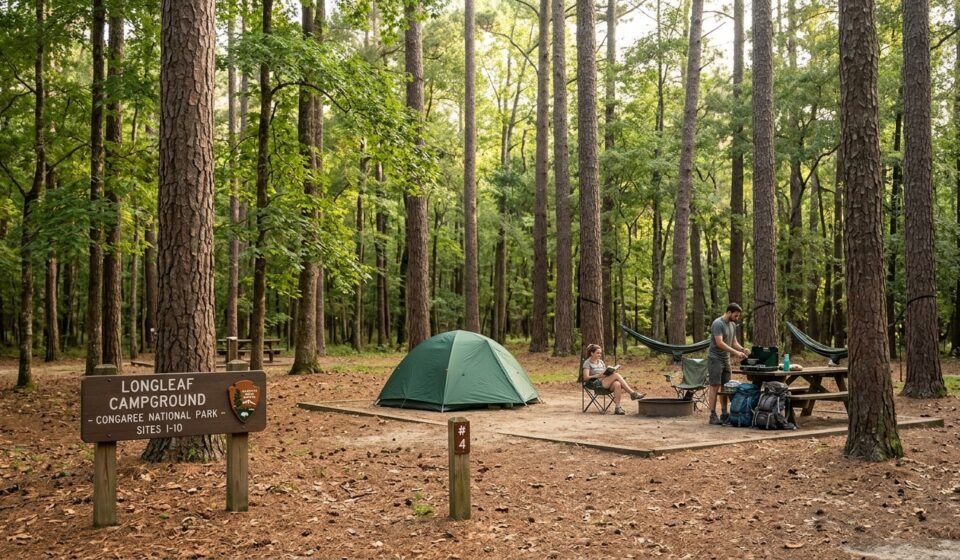 Longleaf Campground Congaree National Park
