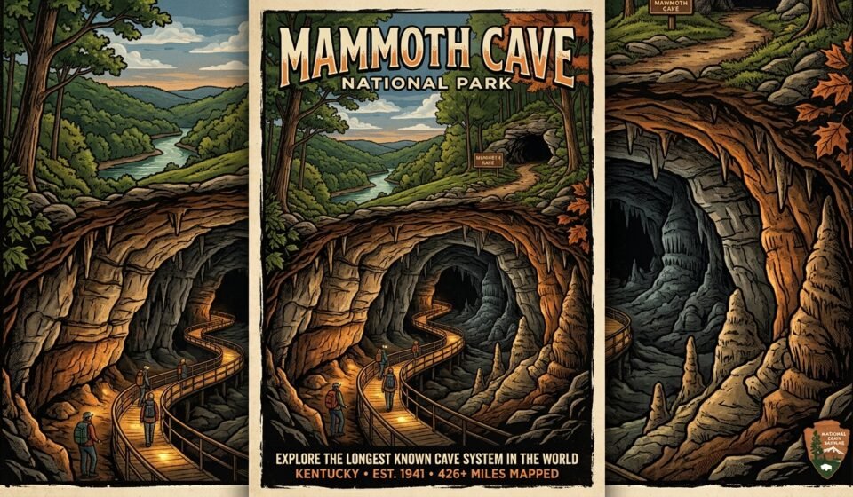 Mammoth Cave National Park Poster