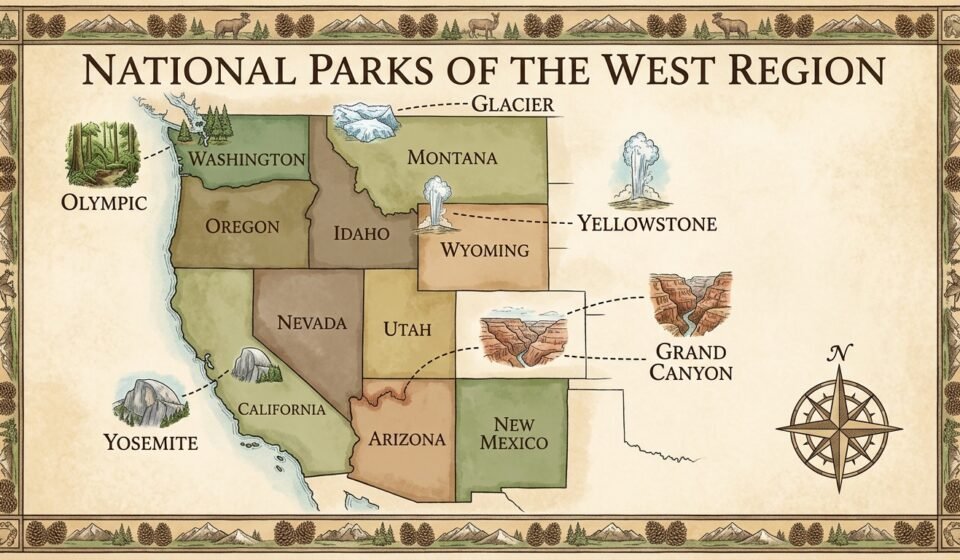 National Parks in the West Region