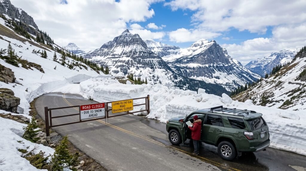 Navigating Seasonal Snow Closures on Alpine Passes and Park Roads