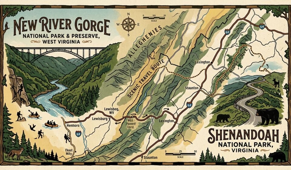New River Gorge to Shenandoah National Park