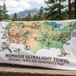 Nomadix Ultralight Towel National Parks and Monuments Map