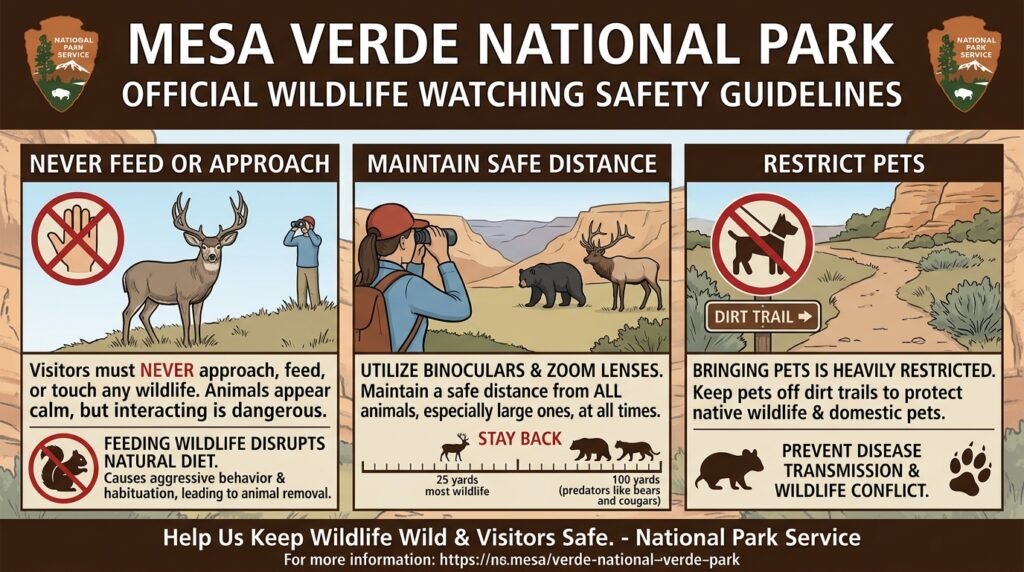 Official Safety Guidelines for Watching Mesa Verde Wildlife