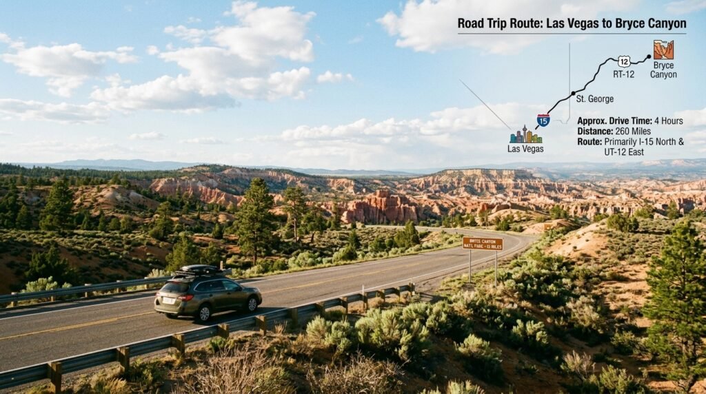 Planning a Road Trip from Las Vegas to Bryce Canyon and Zion