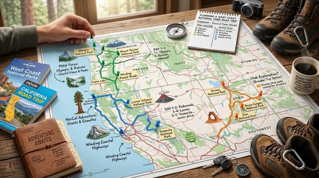Planning a West Coast National Park Road Trip