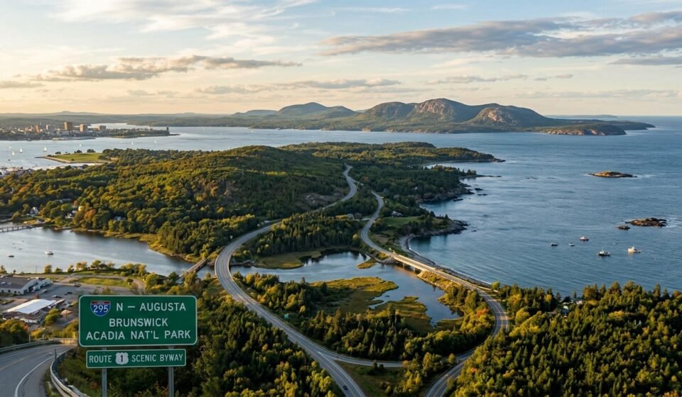 Portland Maine to Acadia National Park