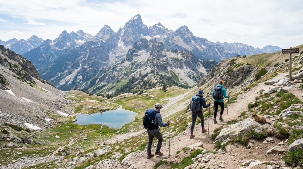 Strenuous Ascents Toward Cascade Canyon and Paintbrush Divide