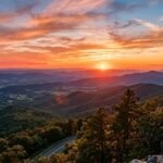 Sunset Shenandoah National Park