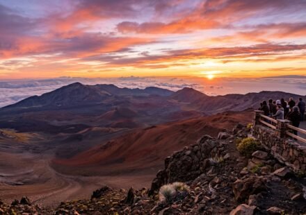 Sunset at Haleakala National Park