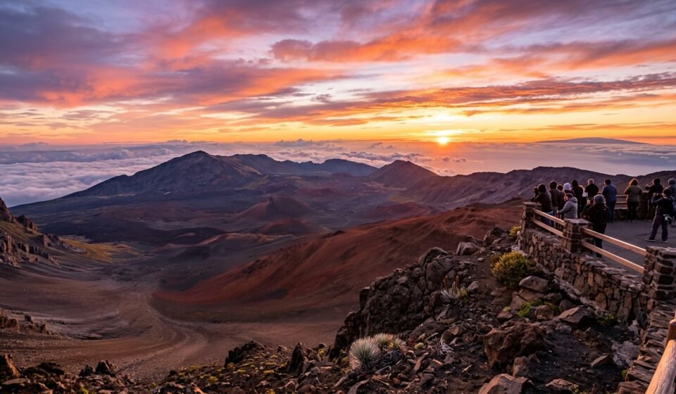 Sunset at Haleakala National Park