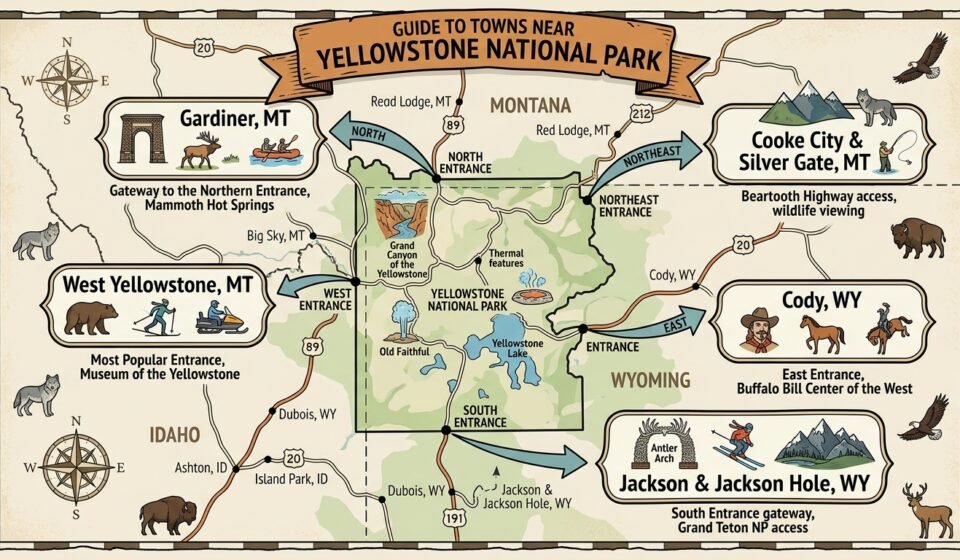 Towns Near Yellowstone National Park
