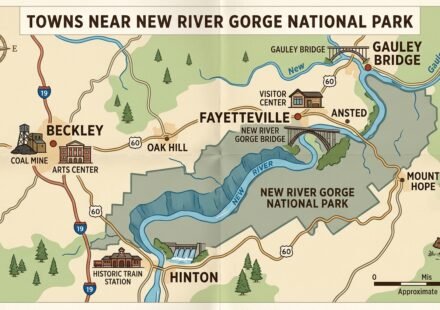 Towns near New River Gorge National Park