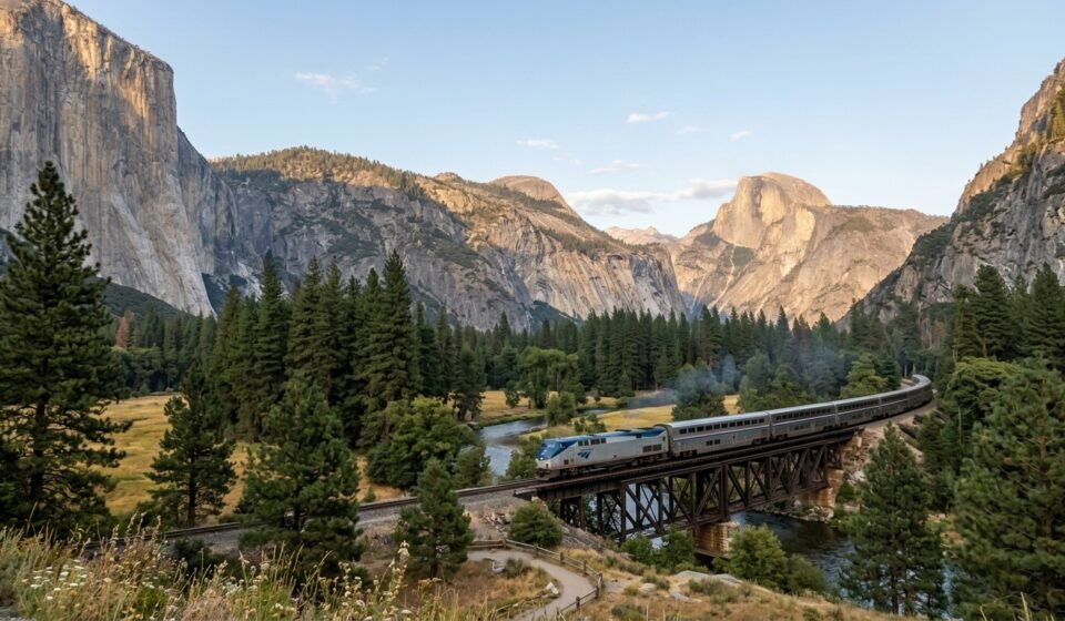 Train Through Yosemite National Park