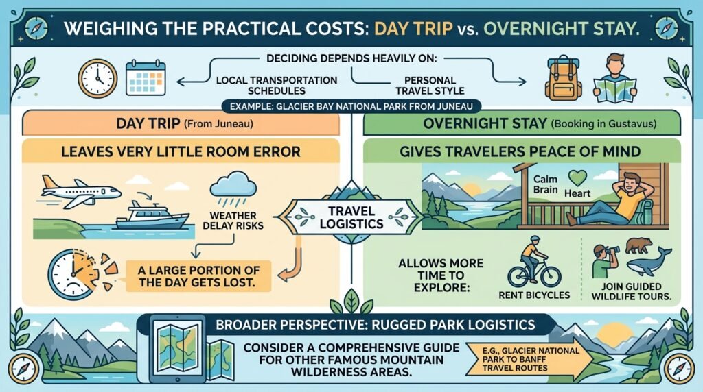 Weighing the Practical Costs of Day Trips Versus Overnight Stays