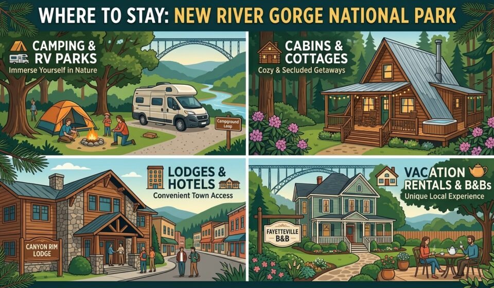 Where to Stay When Visiting New River Gorge National Park