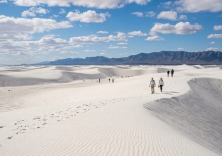 White Sands National Park in March