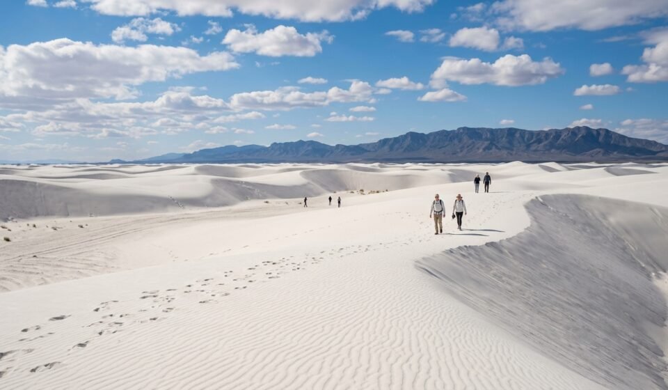 White Sands National Park in March