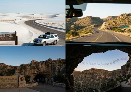 White Sands National Park to Carlsbad Caverns