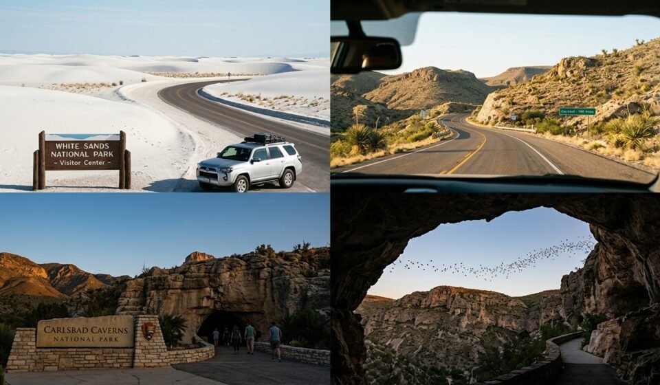 White Sands National Park to Carlsbad Caverns