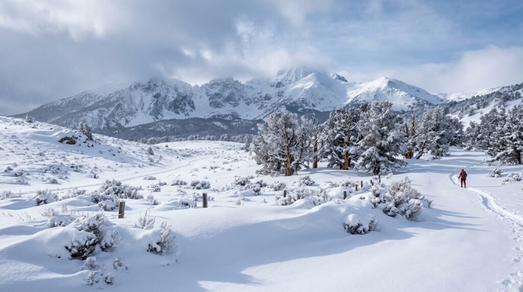 Winter Deep Snow and Complete High-Elevation Isolation