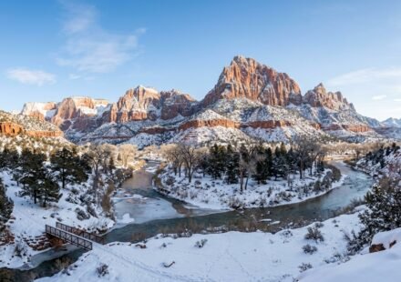 Zion National Park Winter