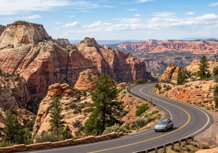 Zion National Park to Bryce Canyon Distance