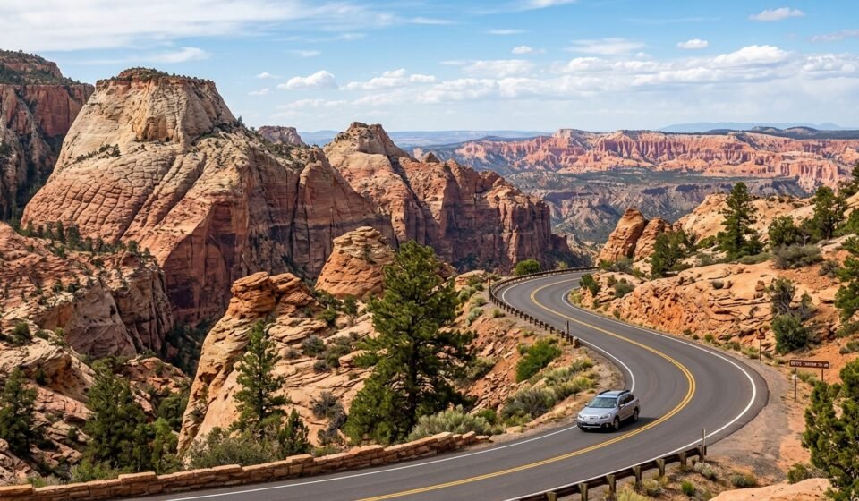 Zion National Park to Bryce Canyon Distance